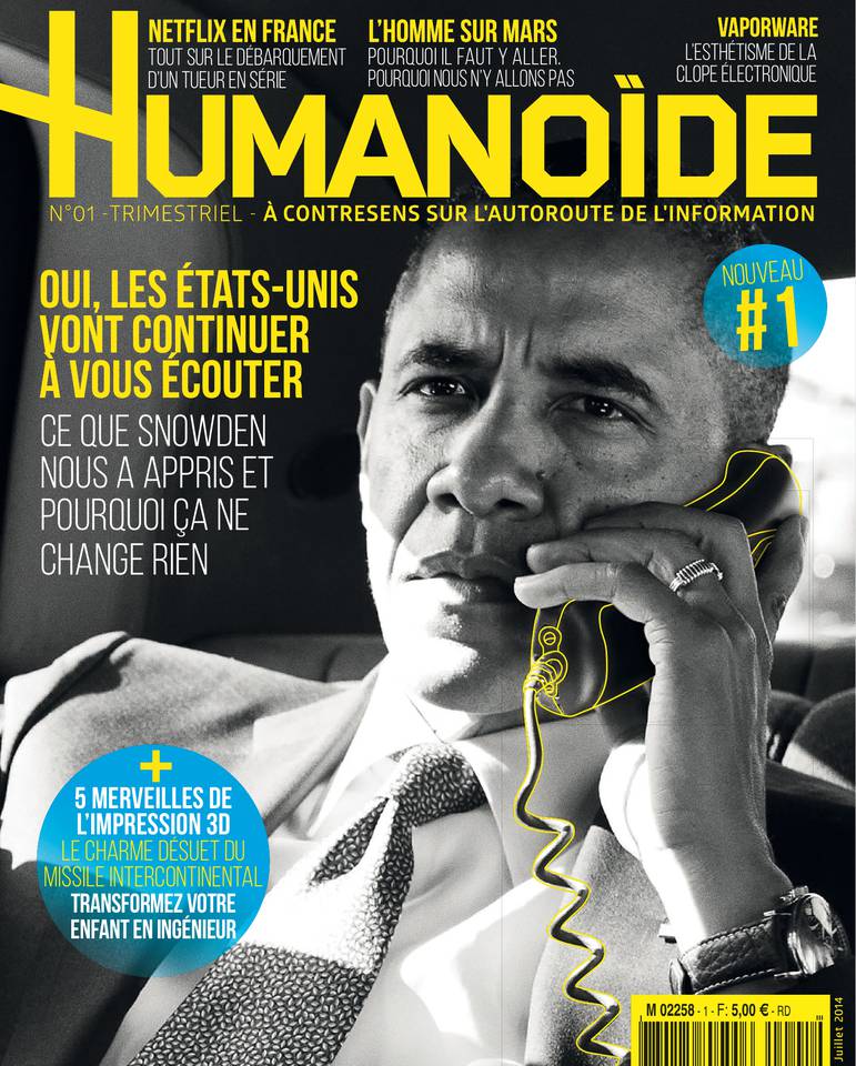 Humanoïde 03 juillet 2014 Humanoïde N°1 du 03 juillet 2014 à télécharger sur iPad
