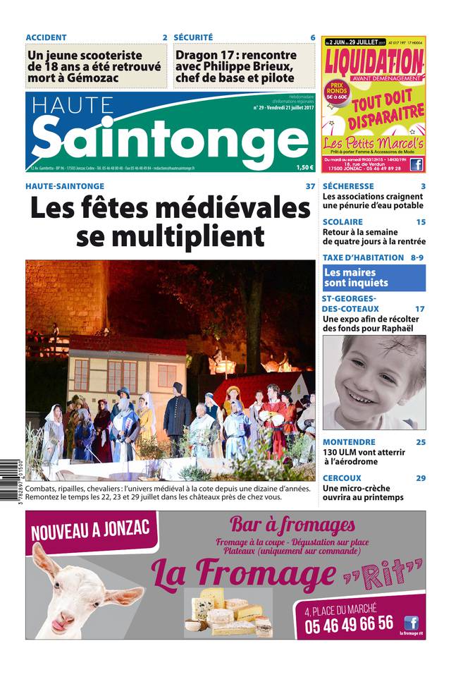 Haute Saintonge 21 juillet 2017 Haute Saintonge du 21 juillet 2017 à télécharger sur iPad