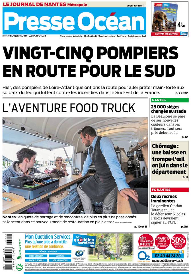 Presse Océan 26 juillet 2017 Presse Océan du 26 juillet 2017