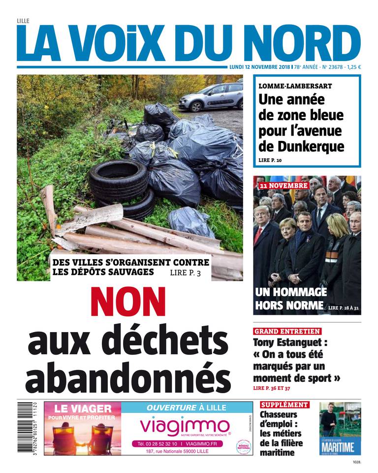 La Voix du Nord 12 novembre 2018 La Voix du Nord du 12 novembre 2018 à télécharger sur iPad