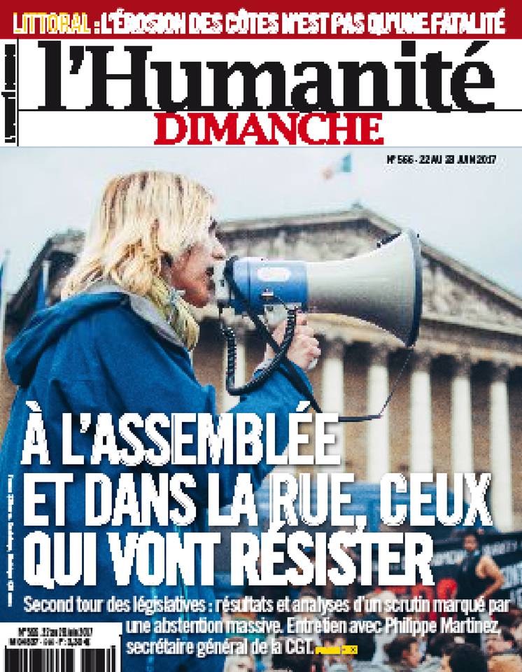 L'Humanité week-end 22 juin 2017 Abonnement L’Huma Dimanche Pas Cher avec le BOUQUET INFO ePresse.fr