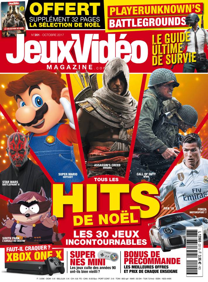 Jeux Vidéo Magazine 22 septembre 2017 Abonnement Jeux Vidéo Mag Pas Cher avec le BOUQUET À LA CARTE ePresse.fr