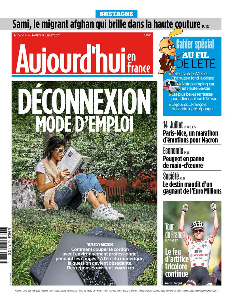 Aujourd'hui en France 15 juillet 2017 Aujourd'hui en France du 15 juillet 2017 à télécharger sur iPad