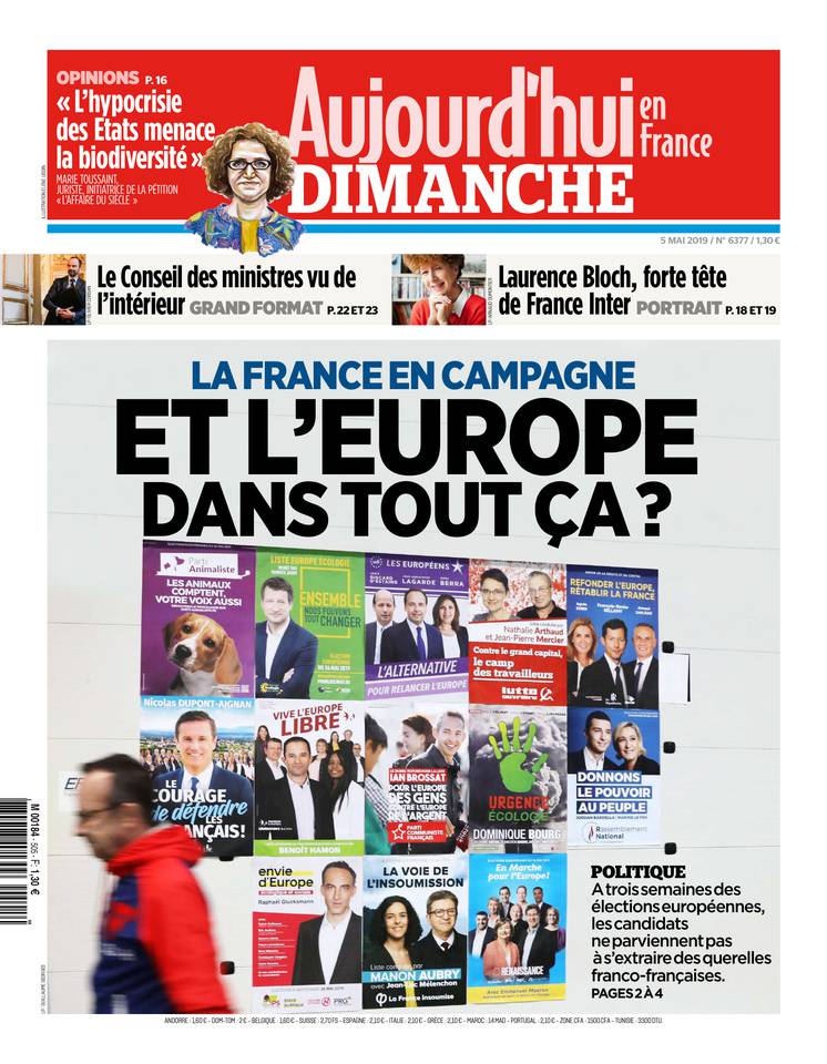 Aujourd'hui en France 05 mai 2019 Aujourd'hui en France du 05 mai 2019 à télécharger sur iPad