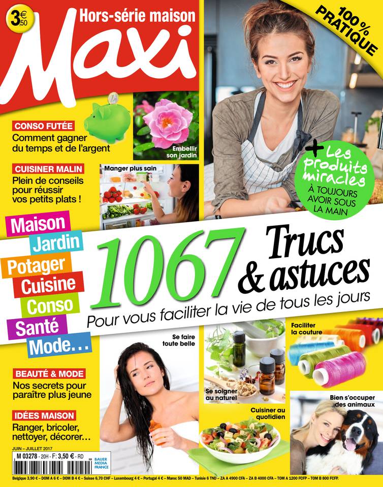 MAXI HORS-SERIE THEMATIQUE 29 mai 2017 Abonnement MAXI HORS-SÉRIE THÉMATIQUE Pas Cher avec le BOUQUET ePresse.fr