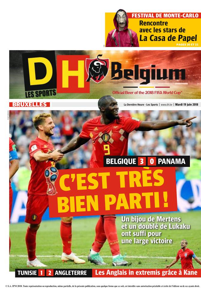 La Dernière Heure/Les Sports 19 juin 2018 Abonnement La Dernière Heure/Les Sports Pas Cher avec le BOUQUET ePresse.fr