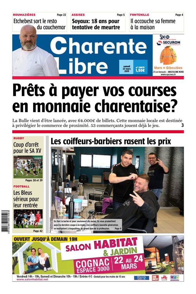 Charente Libre 23 mars 2019 Abonnement Charente Libre Pas Cher avec BOUQUET INFO ePresse.fr