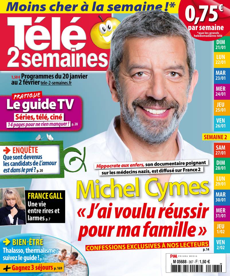 Télé 2 Semaines 15 janvier 2018 Télé 2 Semaines N°367 du 15 janvier 2018 à télécharger sur iPad