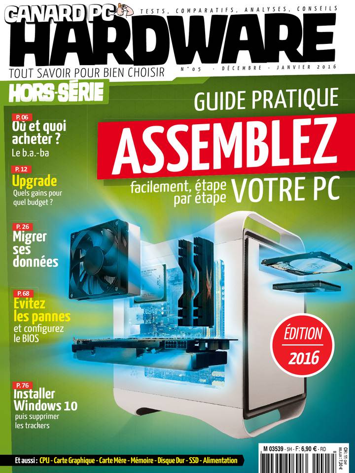 Canard PC Hardware Hors-Série 11 janvier 2016 Canard PC Hardware Hors-Série N°5 du 11 janvier 2016 à télécharger sur iPad