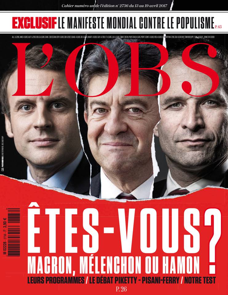 L'Obs 13 avril 2017 L'Obs N°2736 du 13 avril 2017 à télécharger sur iPad