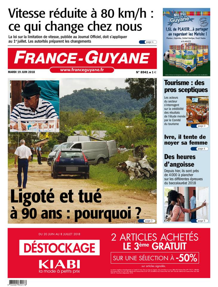 France-Guyane 19 juin 2018 Abonnement France-Guyane Pas Cher avec le BOUQUET ePresse.fr