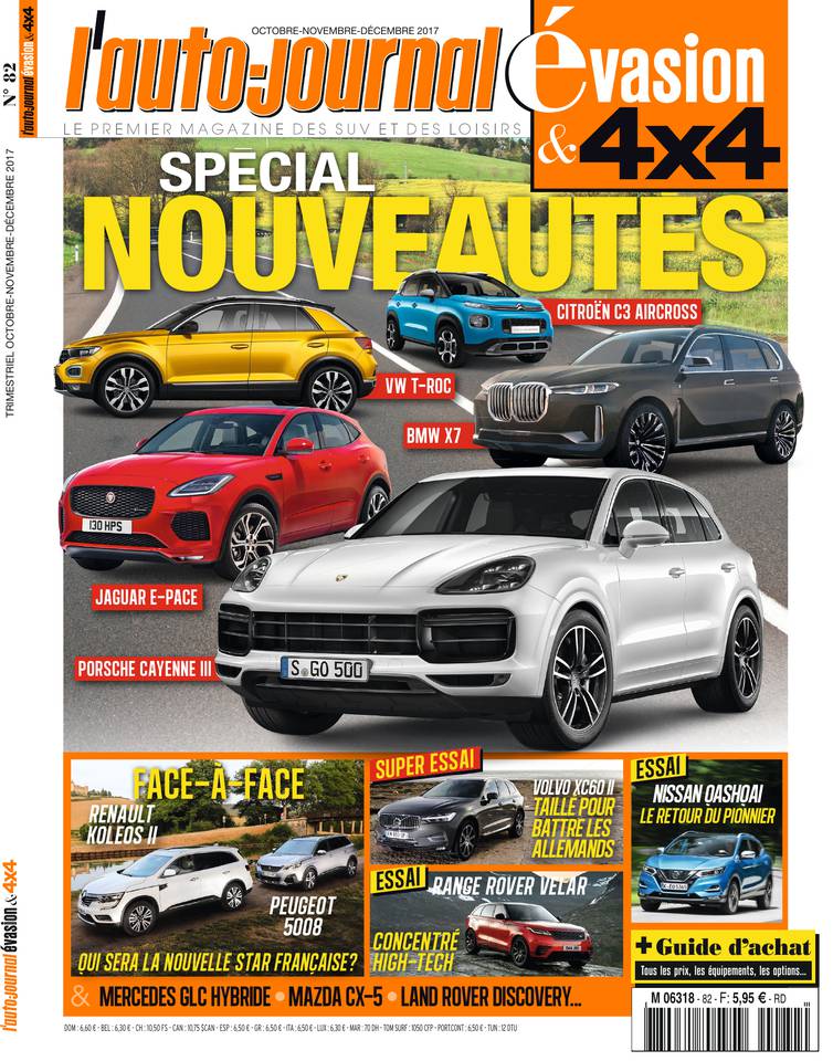 L'Auto Journal évasion & 4x4 29 septembre 2017 Abonnement L'Auto Journal évasion & 4x4 avec le BOUQUET ePresse.fr