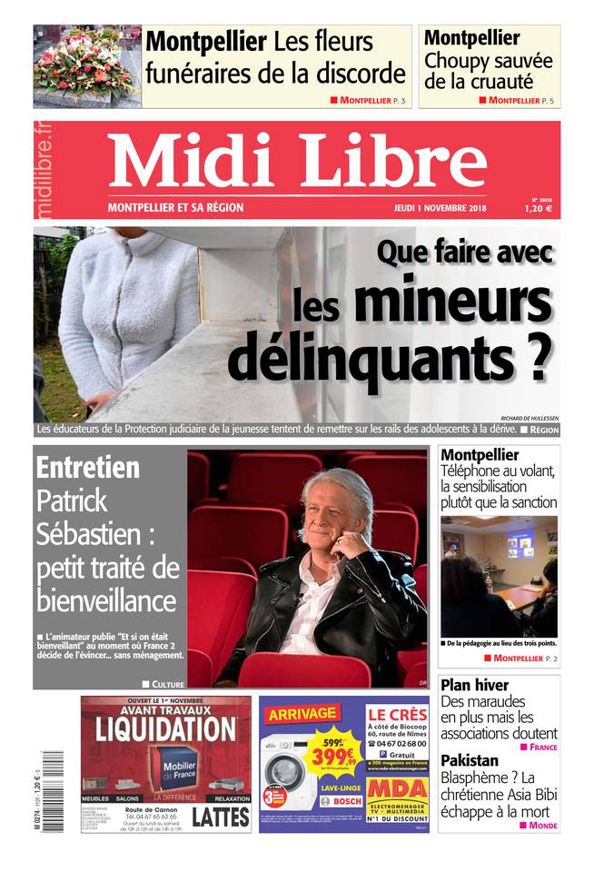 Midi Libre 01 novembre 2018 Midi Libre du 01 novembre 2018 à télécharger sur iPad