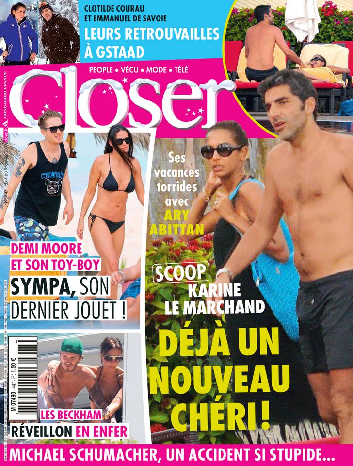 Closer 04 janvier 2014 Closer N°447 du 04 janvier 2014 à télécharger sur iPad