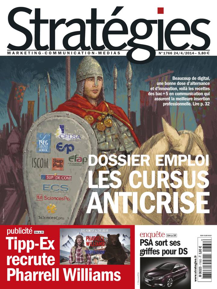 Stratégies 24 avril 2014 Stratégies N°1766 du 24 avril 2014 à télécharger sur iPad