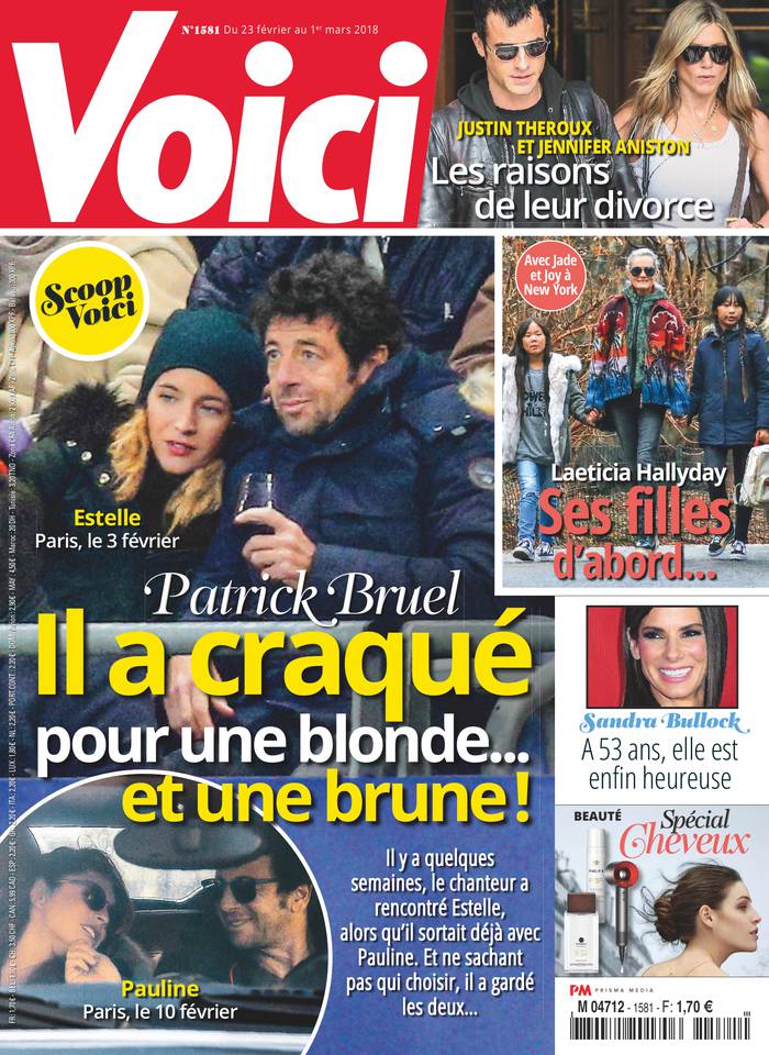 Voici 23 février 2018 Voici N°1581 du 23 février 2018 à télécharger sur iPad