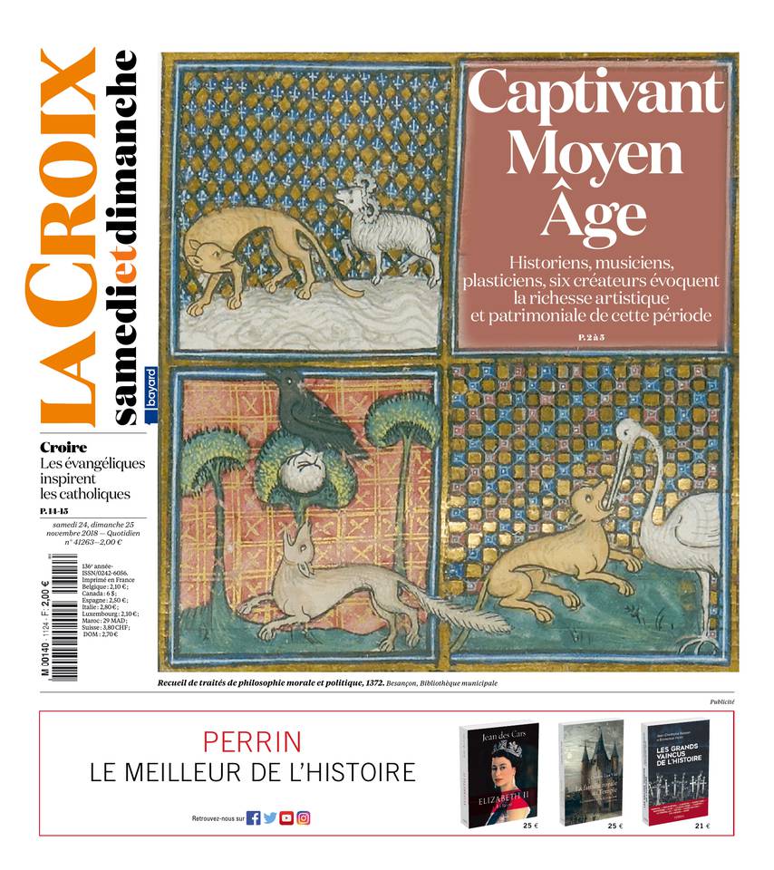 La Croix 24 novembre 2018 La Croix du 24 novembre 2018 à télécharger sur iPad