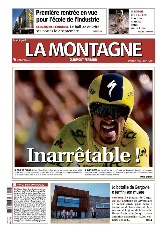 La Montagne 20 juillet 2019 Abonnement La Montagne Pas Cher avec le BOUQUET INFO ePresse.fr