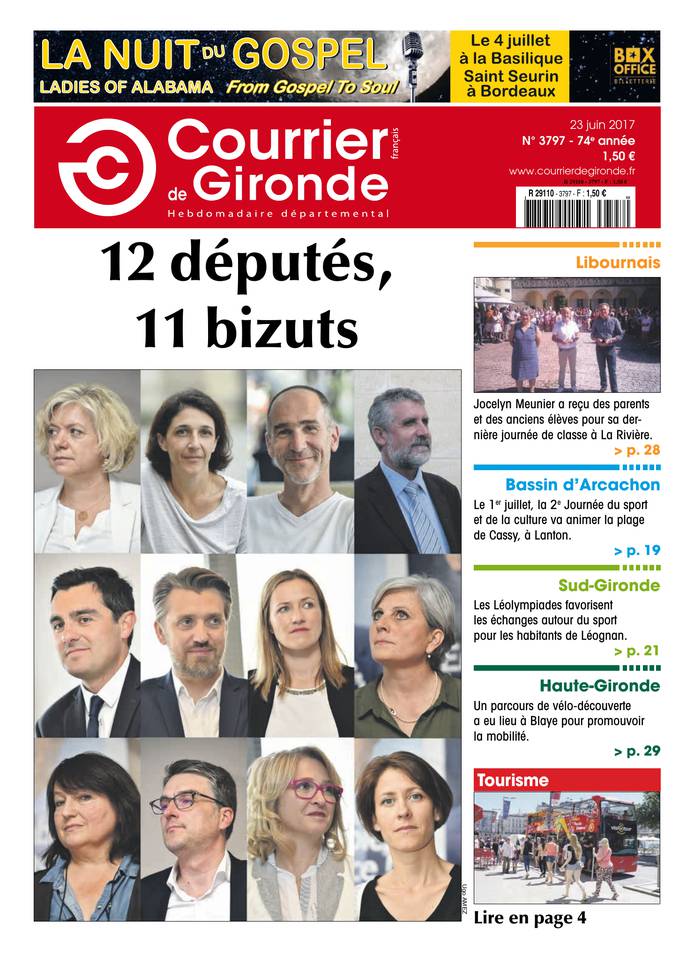 Courrier de Gironde 23 juin 2017 Courrier de Gironde 23 juin 2017