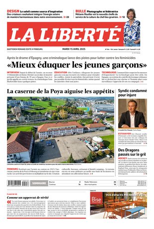 Couverture du magazine en date du 2025-04-15