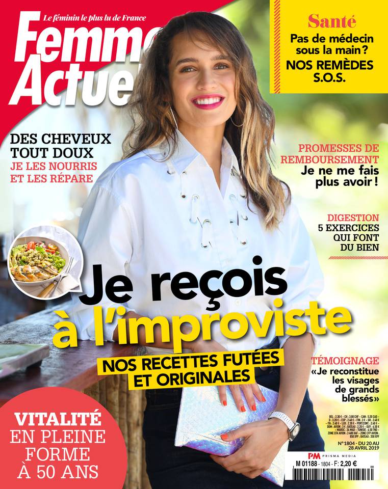 Femme Actuelle 20 avril 2019 Femme Actuelle N°1804 du 20 avril 2019 à télécharger sur iPad