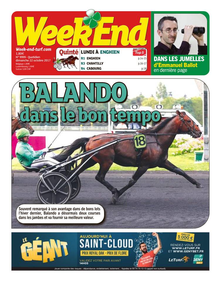 WeekEnd 22 octobre 2017 Abonnement WeekEnd Pas Cher avec le BOUQUET ePresse.fr