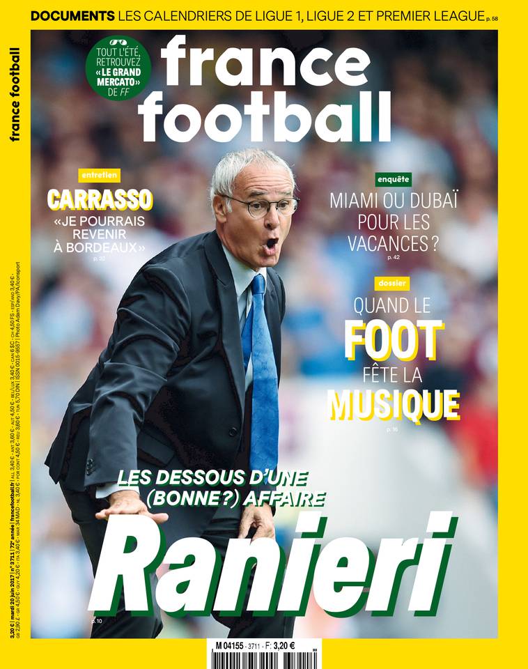France Football 20 juin 2017 France Football du 20 juin 2017 à télécharger sur iPad