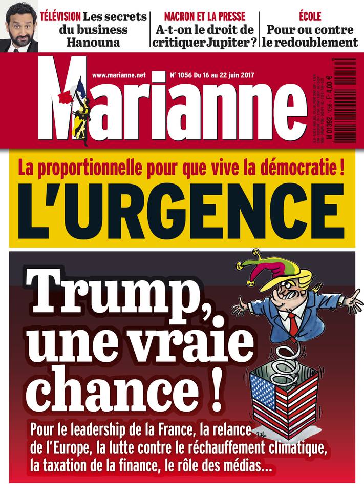 Marianne 16 juin 2017 Marianne N°1056 du 16 juin 2017 à télécharger sur iPad