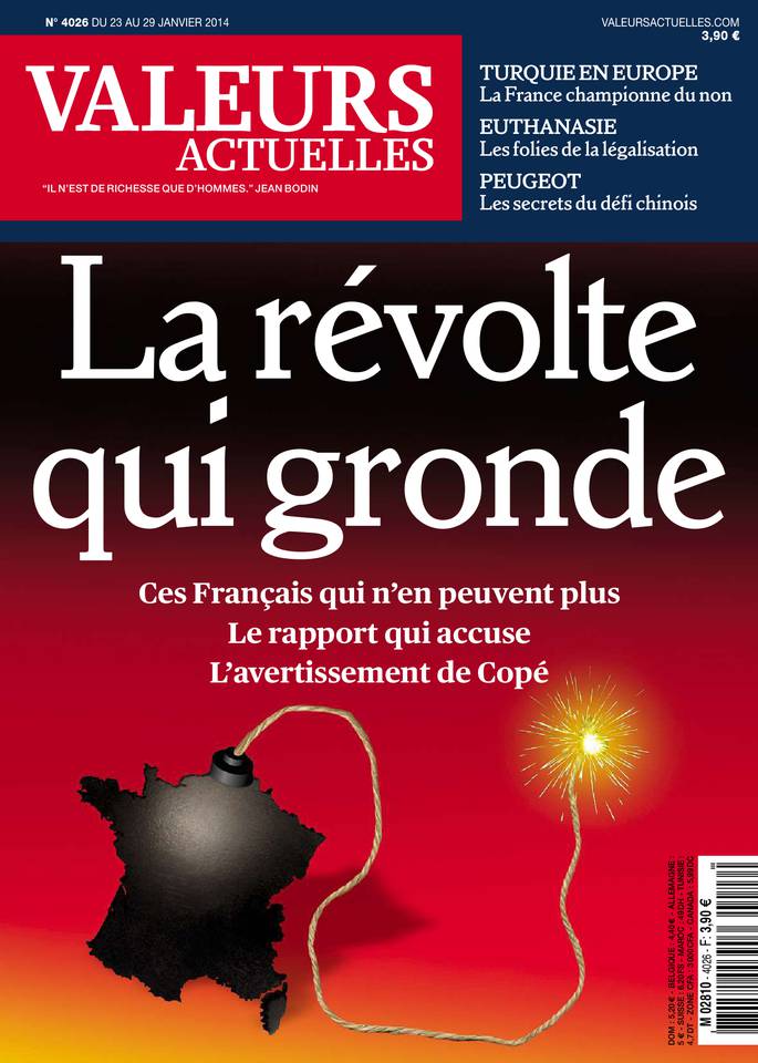 Valeurs actuelles 23 janvier 2014 Valeurs actuelles N°4026 du 23 janvier 2014 à télécharger sur iPad
