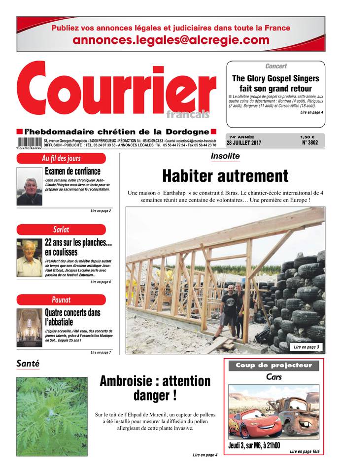Courrier Français 28 juillet 2017 Courrier Français