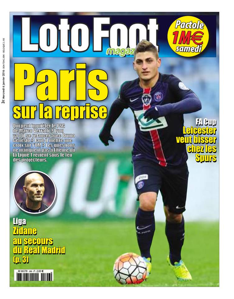 Loto Foot Magazine 06 janvier 2016 Loto Foot Magazine du 06 janvier 2016 à télécharger sur iPad