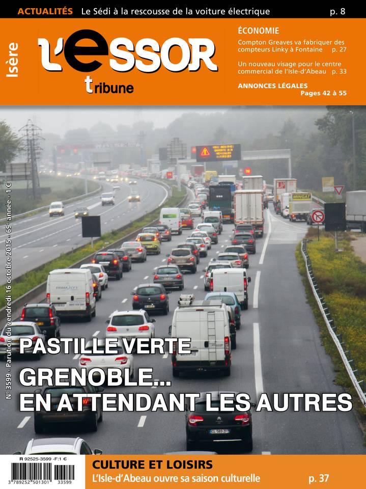L'Essor Tribune ISERE 16 octobre 2015 L'Essor Tribune ISERE du 16 octobre 2015 à télécharger sur iPad