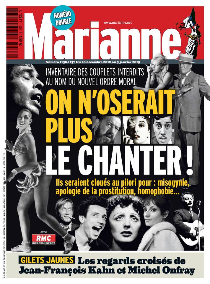 Marianne 20 décembre 2018 Marianne N°1136 du 20 décembre 2018 à télécharger sur iPad