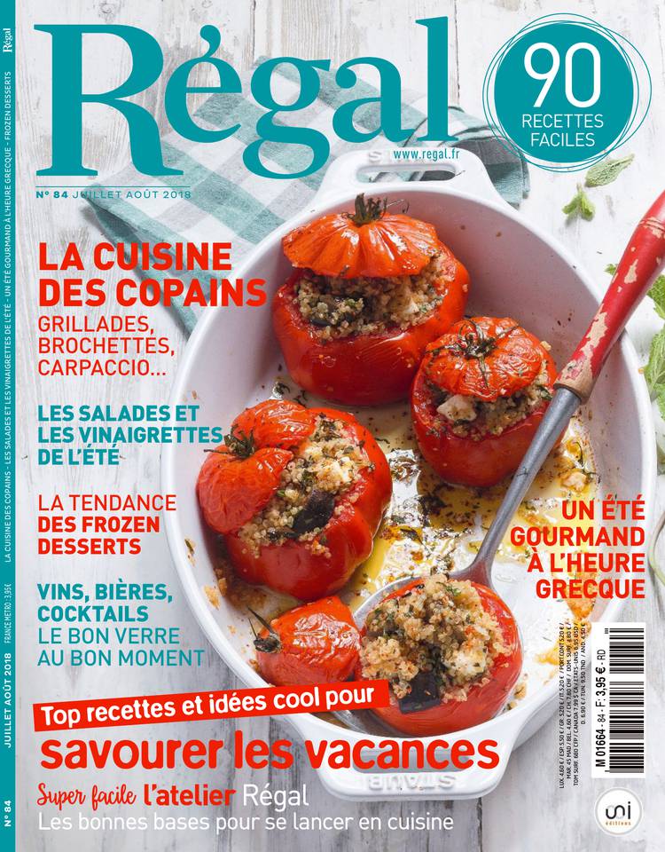 Régal 28 juin 2018 Abonnement Régal Pas Cher avec le BOUQUET À LA CARTE ePresse.fr