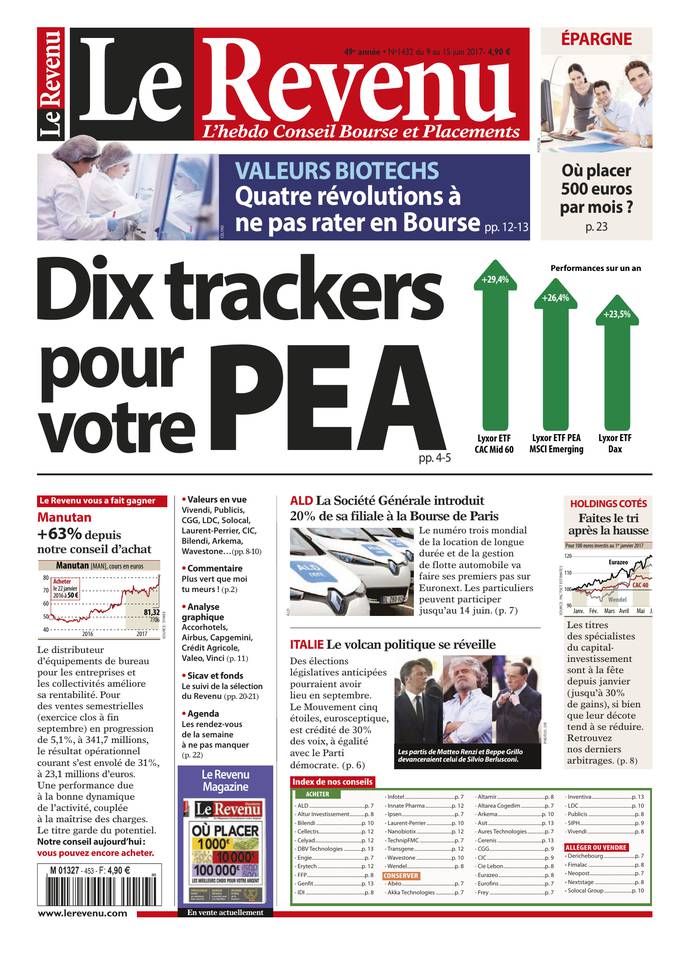 Le Revenu 08 juin 2017 Le Revenu N°1432 du 08 juin 2017 à télécharger sur iPad