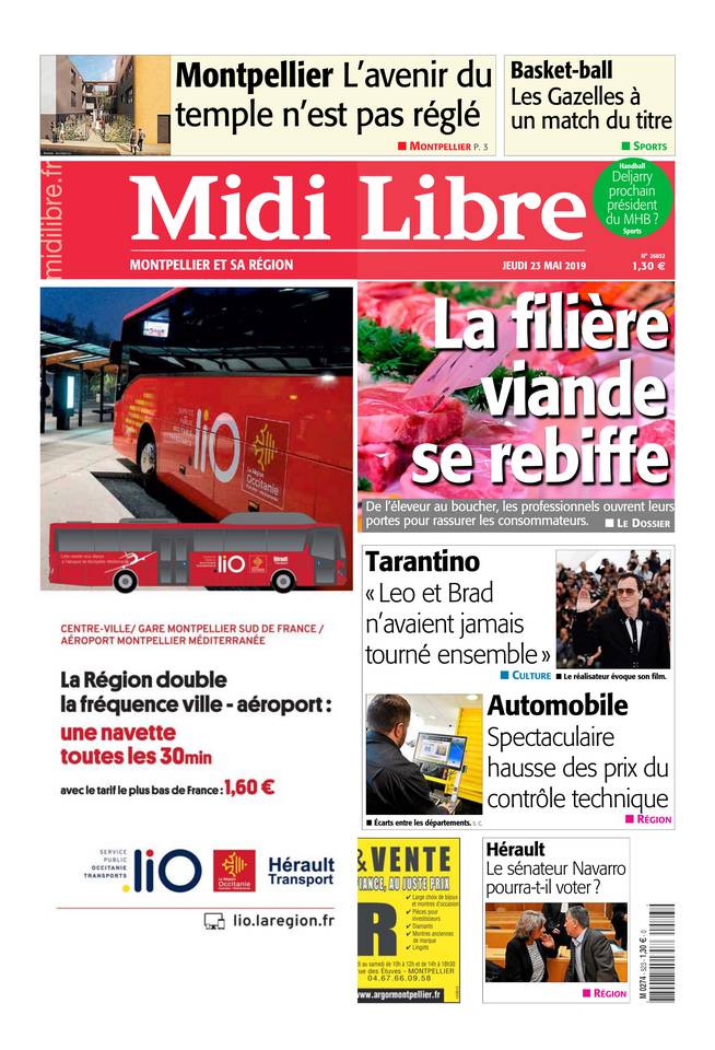 Midi Libre 23 mai 2019 Midi Libre du 23 mai 2019 à télécharger sur iPad