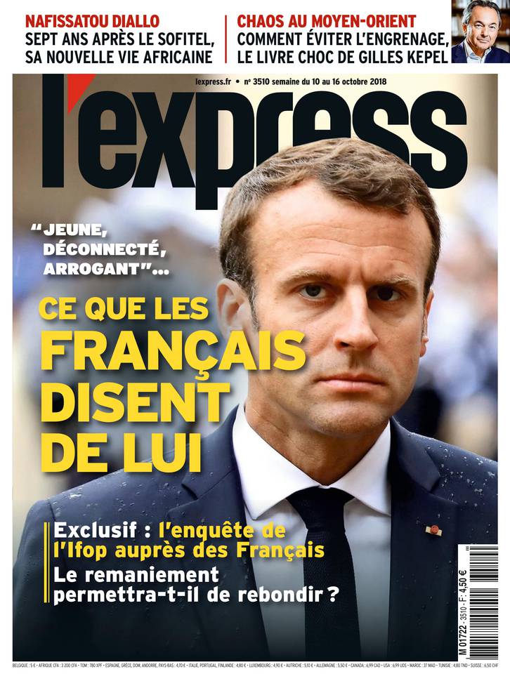 L'Express 10 octobre 2018 Abonnement à L’Express Pas Cher avec le BOUQUET INFO ePresse.fr