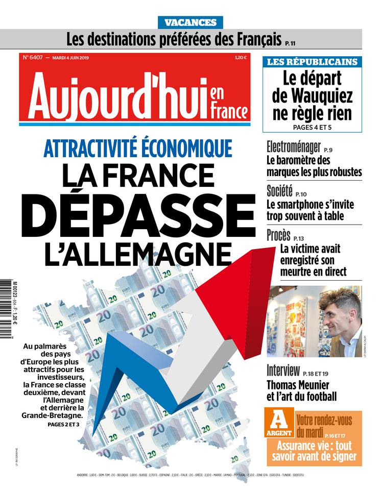 Aujourd'hui en France 04 juin 2019 Aujourd'hui en France du 04 juin 2019 à télécharger sur iPad