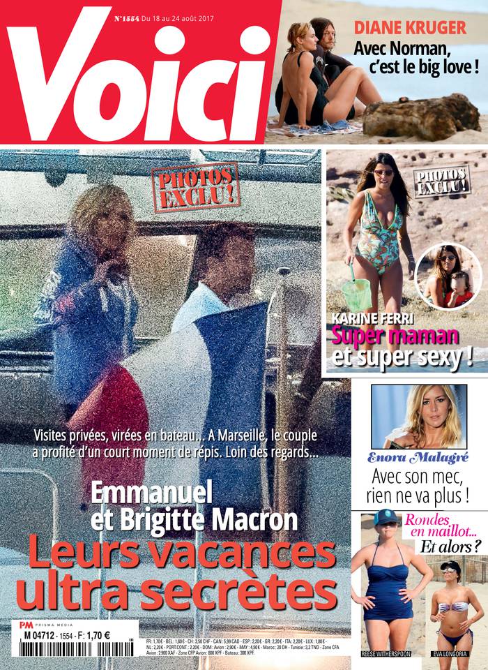 Voici 18 août 2017 Voici N°1554 du 18 août 2017 à télécharger sur iPad