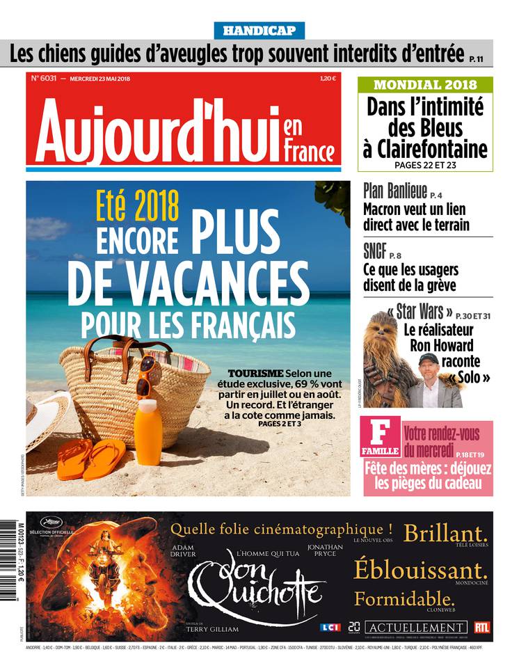 Aujourd'hui en France 23 mai 2018 Aujourd'hui en France du 23 mai 2018 à télécharger sur iPad