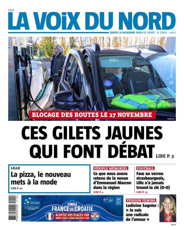 La Voix du Nord 10 novembre 2018 La Voix du Nord du 10 novembre 2018 à télécharger sur iPad