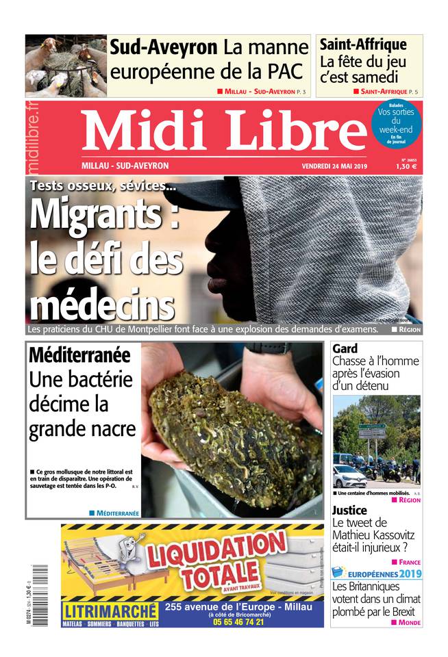 Midi Libre 24 mai 2019 Abonnement à Midi Libre Pas Cher avec le BOUQUET INFO ePresse.fr