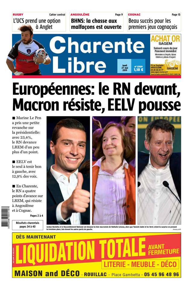 Charente Libre 27 mai 2019 Abonnement Charente Libre Pas Cher avec BOUQUET INFO ePresse.fr