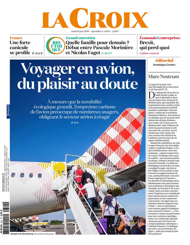 La Croix 24 juin 2019 La Croix du 24 juin 2019 à télécharger sur iPad