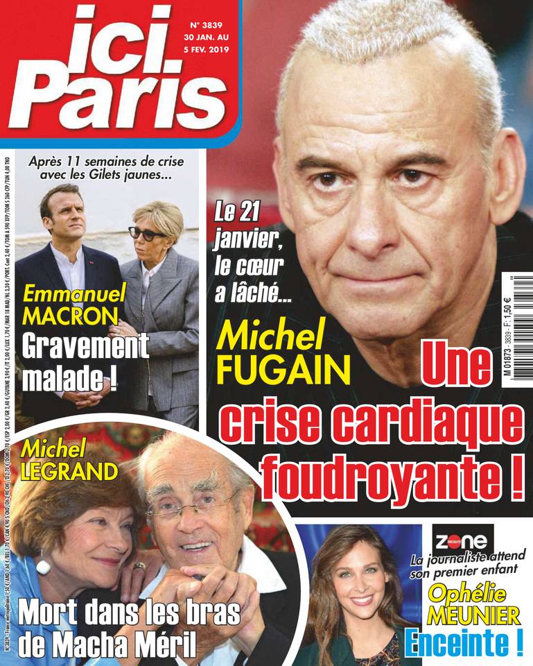 Ici Paris 30 janvier 2019 Ici Paris N°3839 du 30 janvier 2019 à télécharger sur iPad