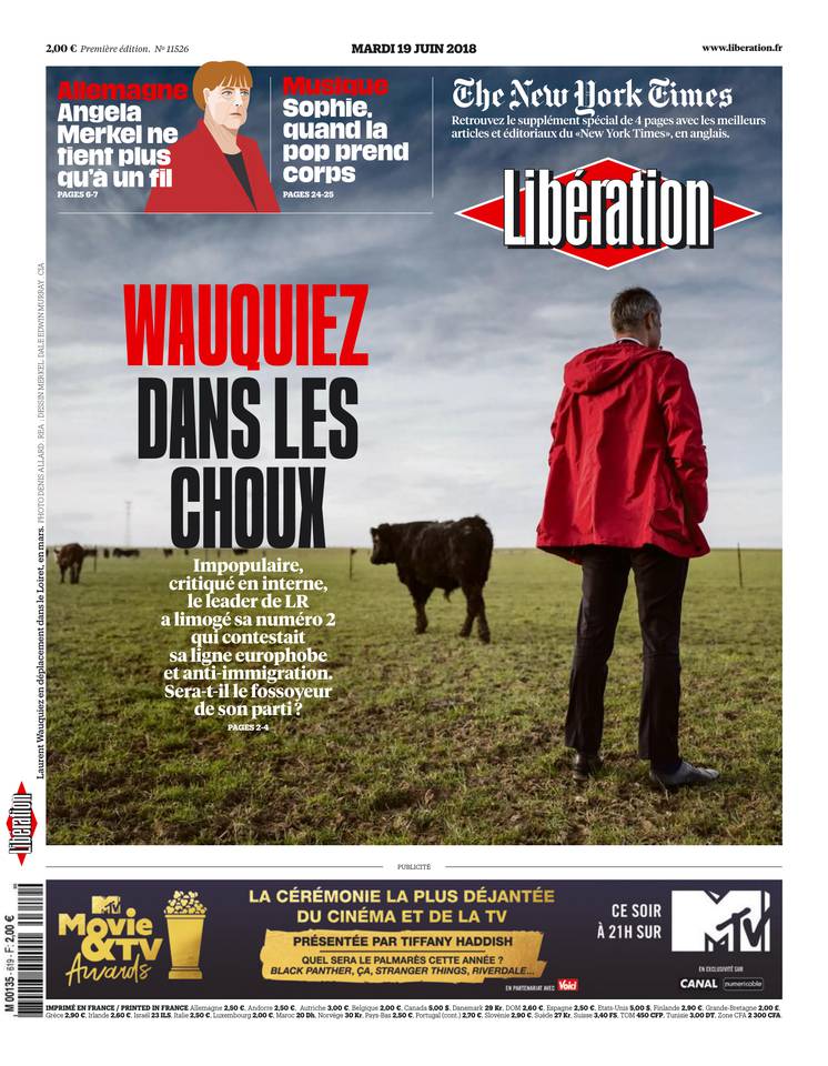 Libération 19 juin 2018 Abonnement à Libération Pas Cher avec le BOUQUET INFO ePresse.fr