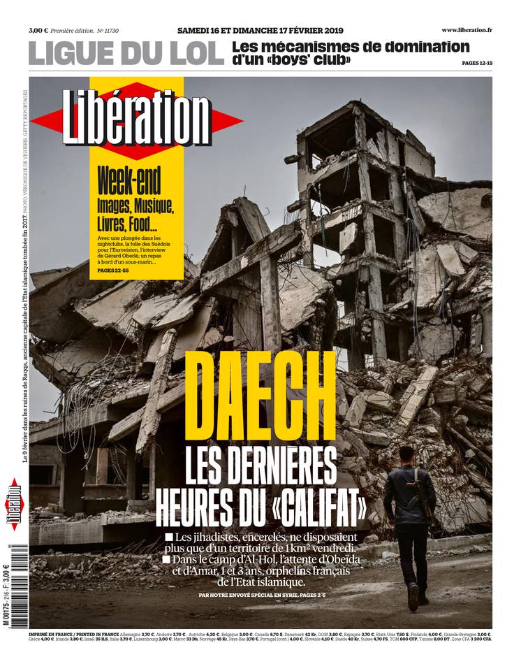 Libération 16 février 2019 Libération du 16 février 2019 à télécharger sur iPad