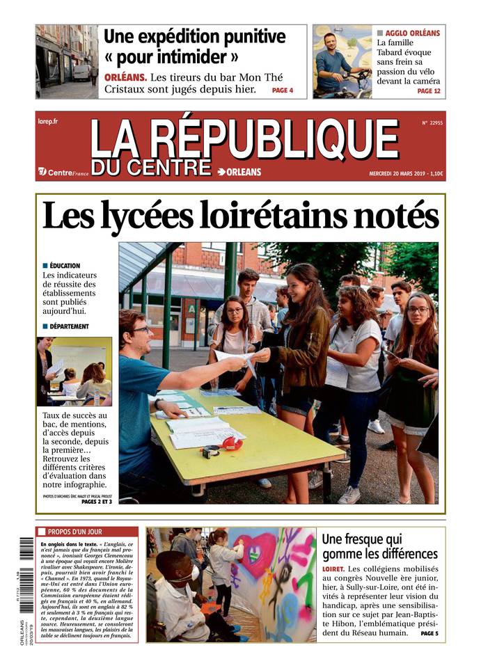 La République du Centre 20 mars 2019 Abonnement République du Centre Pas Cher avec le BOUQUET ePresse.fr