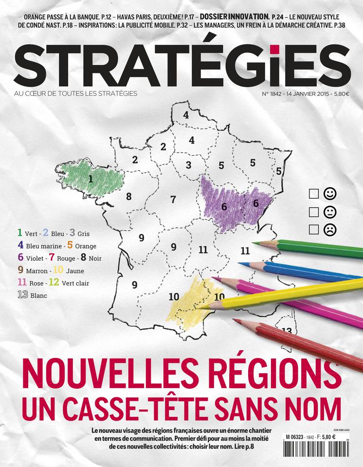 Stratégies 14 janvier 2016 Stratégies N°1842 du 14 janvier 2016 à télécharger sur iPad