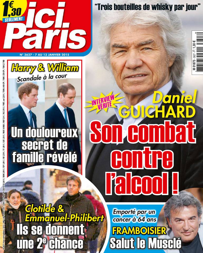 Ici Paris 07 janvier 2015 Ici Paris N°3627 du 07 janvier 2015 à télécharger sur iPad